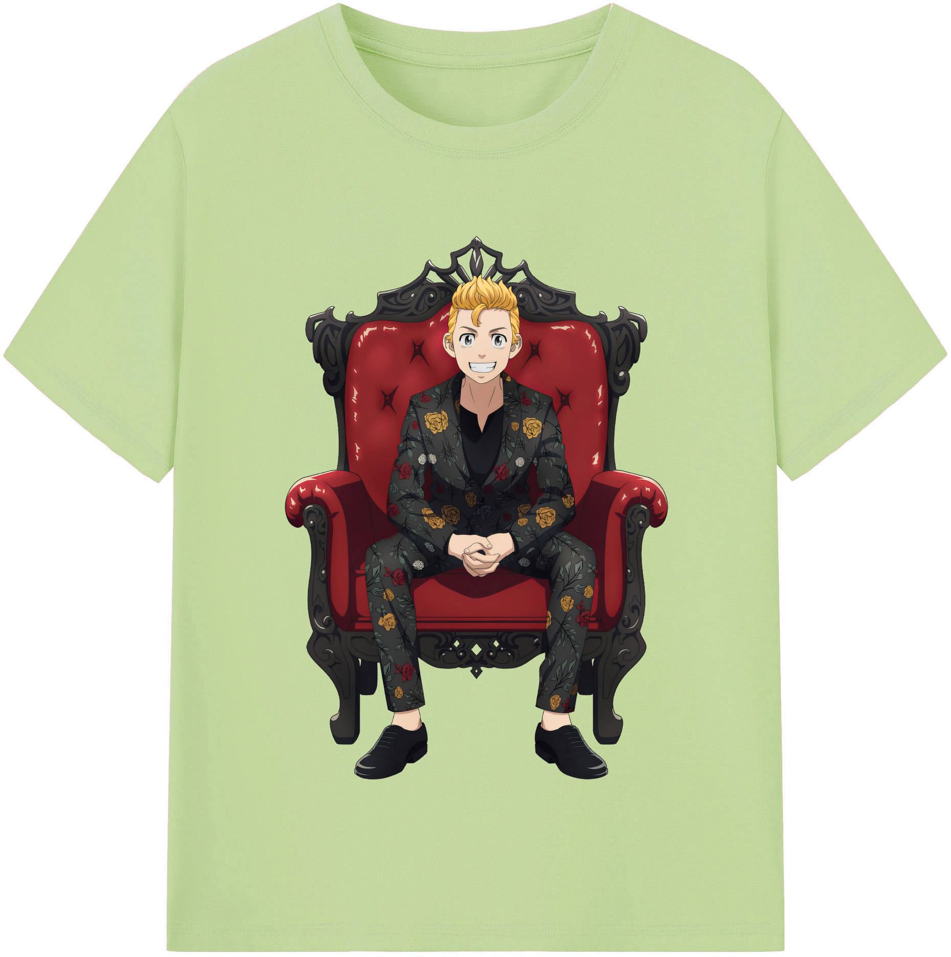 （画像用） 東京リベンジャーズ Tokyo Revengers 綿100％半袖Tシャツ（フロントプリント）